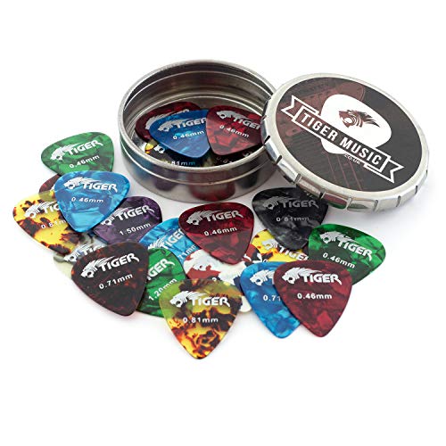 Kit Para Hacer Púas De Guitarra - 25 Hojas De Celuloide En 3 Grosores, Personalizables
