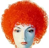 Morris Costumes Curly Clown Orange