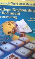 Gregg College Keyboarding and Document Processing (Gdp), Student Manual, Word 2000 0078257611 Book Cover