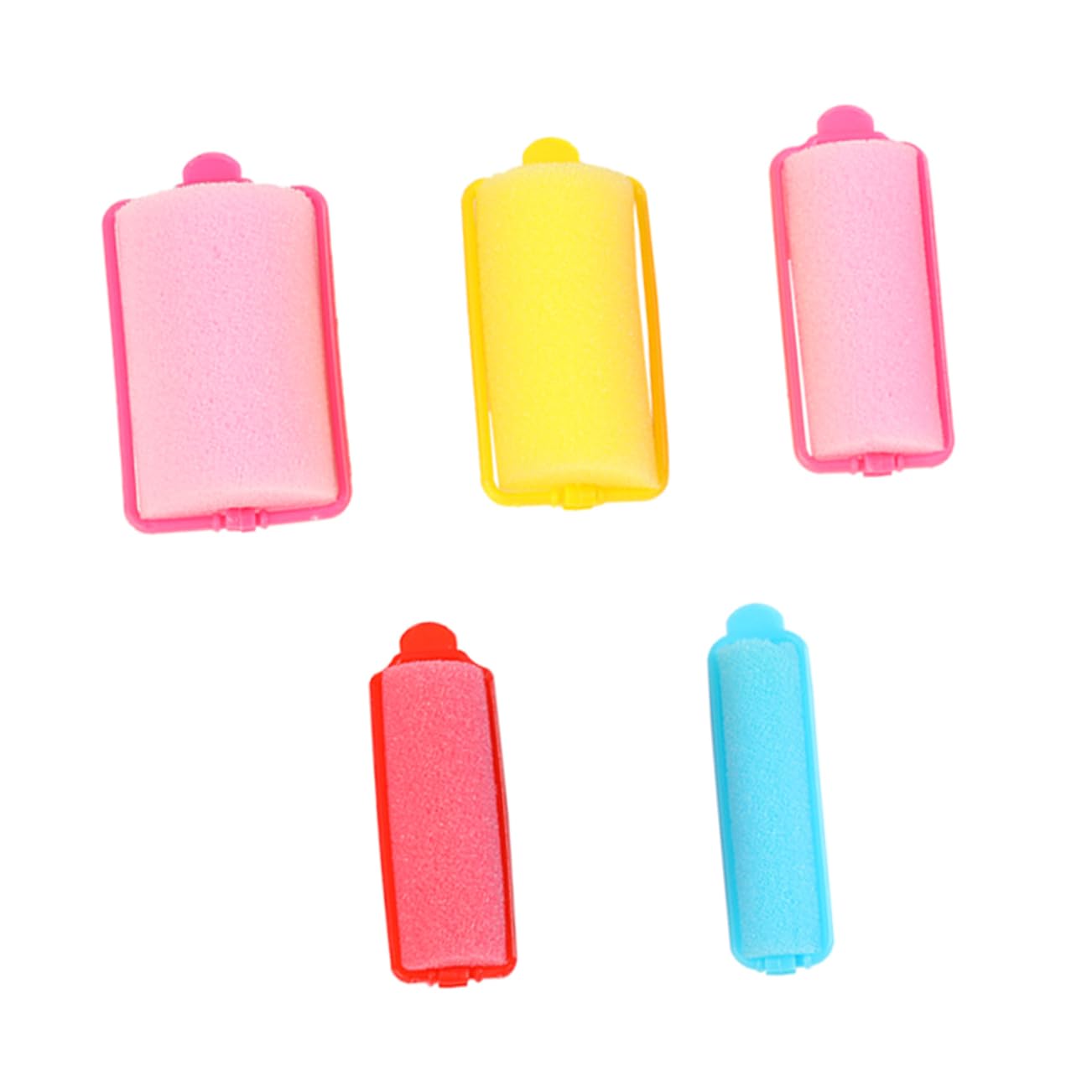 VALICLUD 1 Set Sponge Hair Curler Lightweight Curling Styling Tool for Effortless Curls No Damage to Hair Random Color