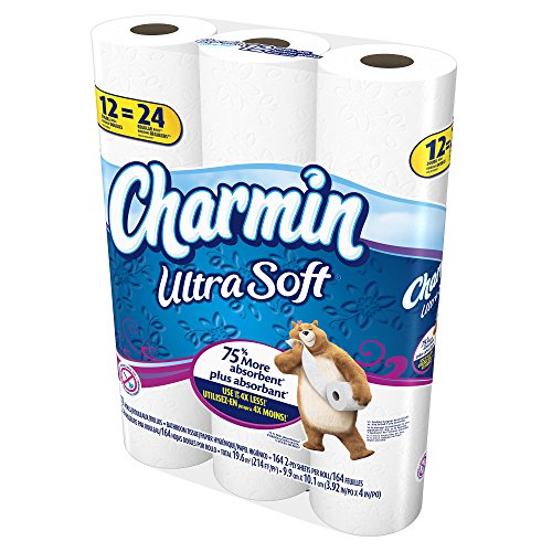Image of Charmin Ultra Soft Double Roll Toilet Paper, 12 Count