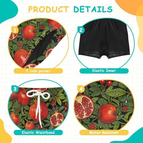 Short de plage garçon 4T boxer élastique séchage rapide Yuiboo - 5