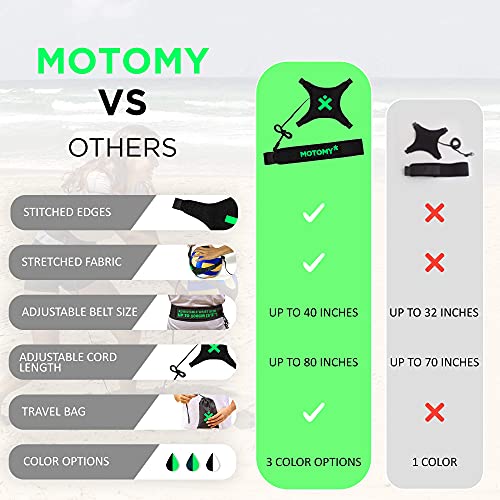 Motomy Volleyball Training Equipment 'Volleypal' Volleyball Rebounder Engineered W/Neoprene 3000X Technology Fabric & All Around Stitched-Edges. Improve Your Overhand Serving (Black & Green) #TOP2