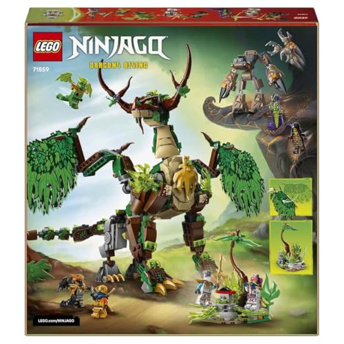 Image of LEGO NINJAGO The Dragon of Life - Dragon Toy - Building Set with 8 Minifigures - 71859