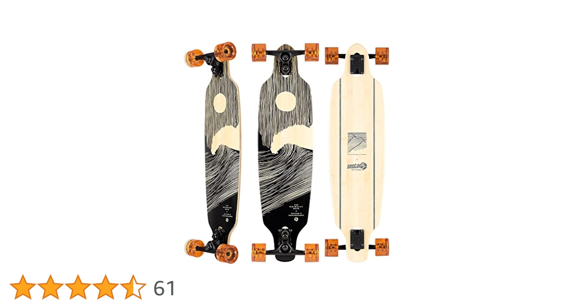 スケートボード　SECTOR9 LONGBOARD クルーザー新品未使用送料込み SECTOR 9 - スケートボードSPLASH SECTOR9 クルーザー 新品未
