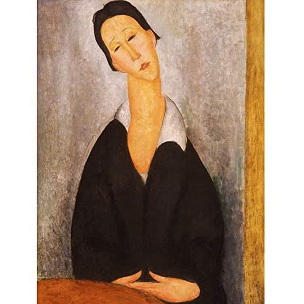 Amedeo Modigliani Italian Portrait Of A Polish Woman Art Print Canvas Premium Wall Decor Poster Mural