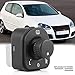 KIMISS Side Mirror Switch Control, for Golf 5 for Jetta MK5 Pessat 1K0959565H 1K0959565F 1K0959565K Side Mirror Switch Rearview Mirror Adjust Knob