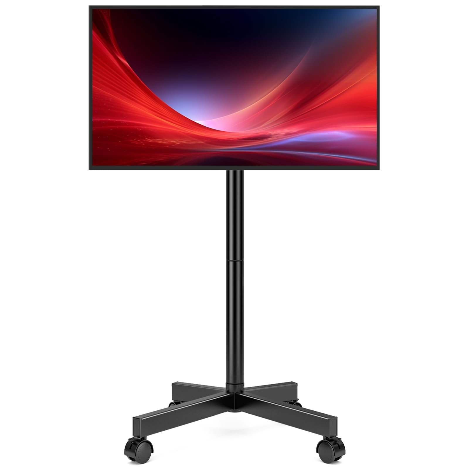piattaforma TV a piedi con ruote per soffitto fino 60 pollici