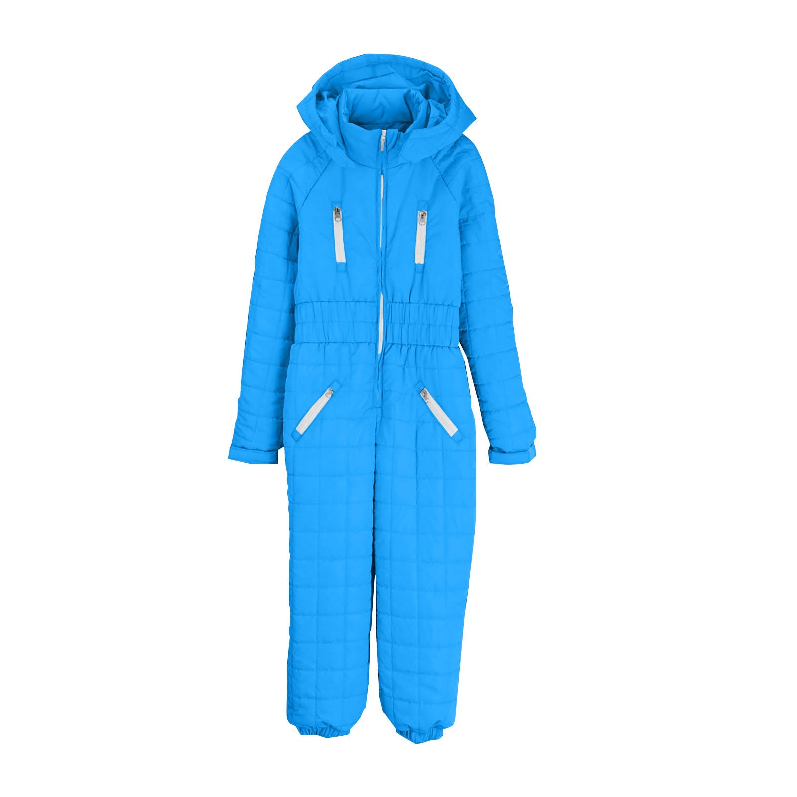 Tuta da neve calda per bambini, impermeabile, invernale, antivento, foderata in pile, con cerniera centrale, polsini per mani e piedi, viaggi all'aperto, sport sulla neve, per ragazzi e