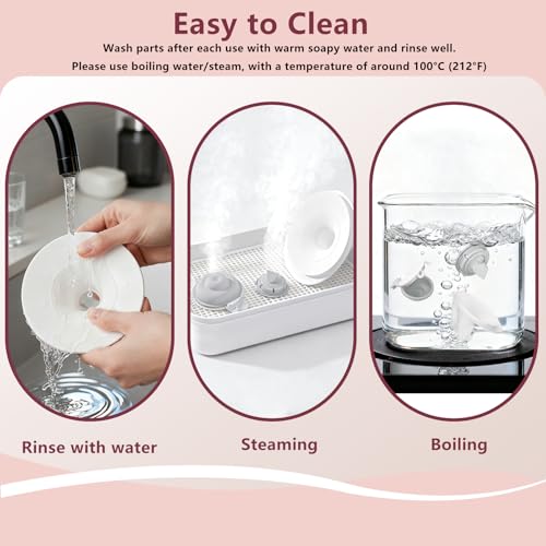Repuesto de pecho para Momcozy M9 que soluciona las pérdidas de succión del extractor portátil 7