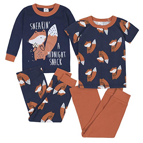 Image of Gerber baby-boys 4-piece Pajama Set