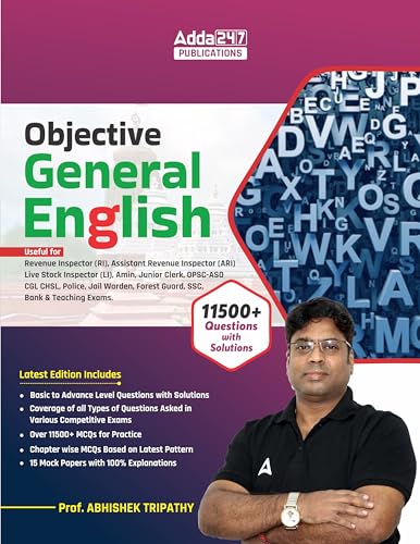 Objective General English with 11500+ MCQs For For All Competitive...