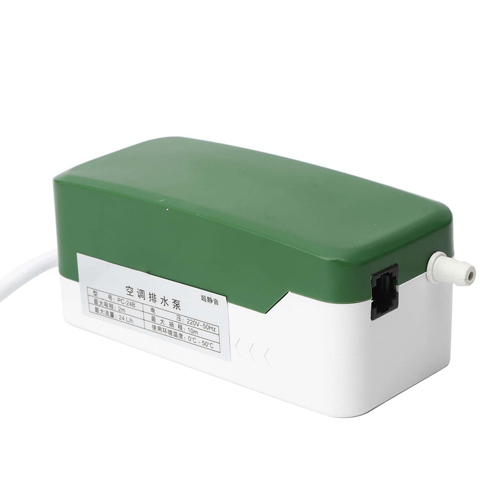 Pompa Scarico Condensa Climatizzatore, Pompa Drenaggio Condensa | Materiale di Alta qualità, Galleggiante Integrato, Doppio Serbatoio, 220V 50Hz