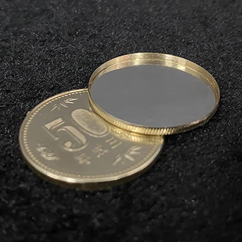 Miniatura 2 de Shimmed - Concha expandida (500 yenes), trucos de magia para moneda de magia, accesorios de mago, cerca de ilusiones de calle, trucos, accesorios de