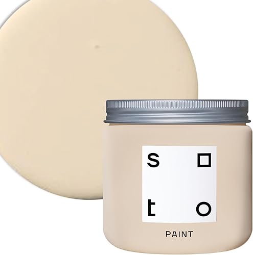 Miniatura 7 de soto Pintura morada todo en uno para casa + muebles, acabado mate (morado mineral n. 32)  1 cuarto de galón de pintura para toda la casa pared,