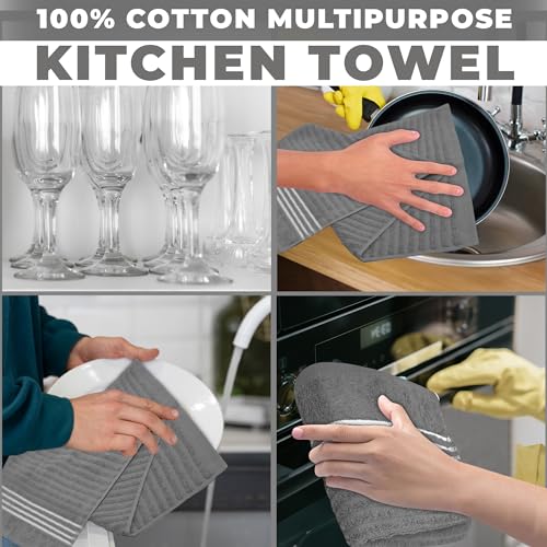 Towelogy Premium Tea Towels for Kitchen 100% Cotton - Image 4