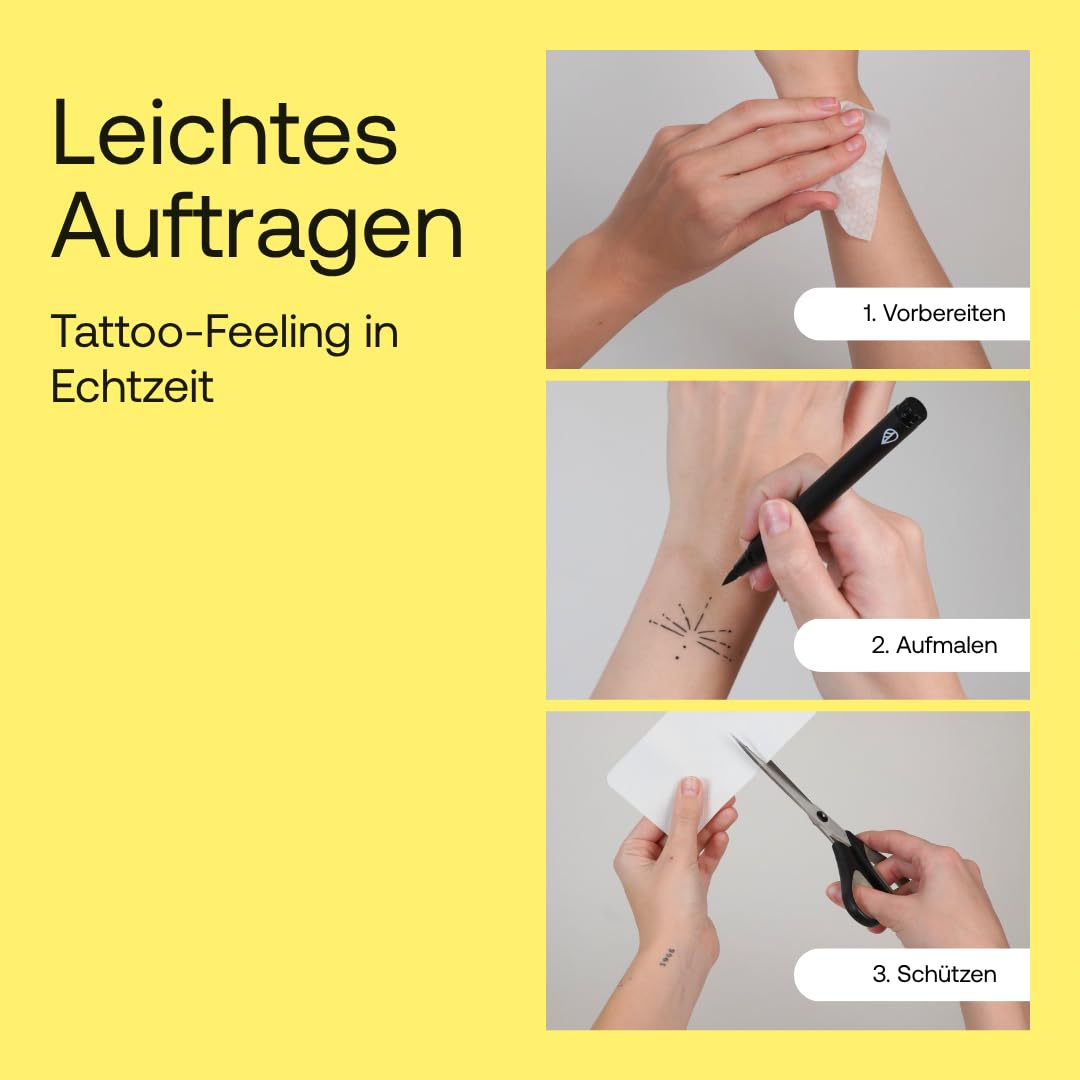 Inkster Tattoo Stift Temporäre Tattoos