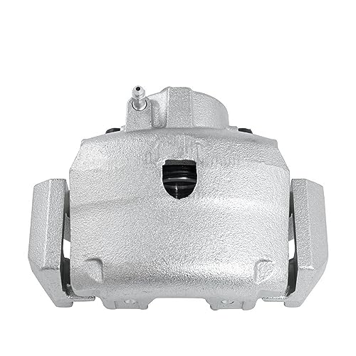 Image of Detroit Axle - Front 2pc Brake Calipers for 01-07 Ford Escape, 01-06 Mazda Tribute, 05-06 Mercury Mariner, 2 Disc Brake Calipers w /Bracket 2001 2002 2003 2004 2005 2006 2007 Replacement