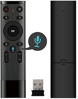Smart Tv Remote Control Built-in Gyroscope Air Mouse for Smart TV/Android TV Box/Nvidia Shield TV/PC/Universal TV Remote/HTPC, FCC Certified