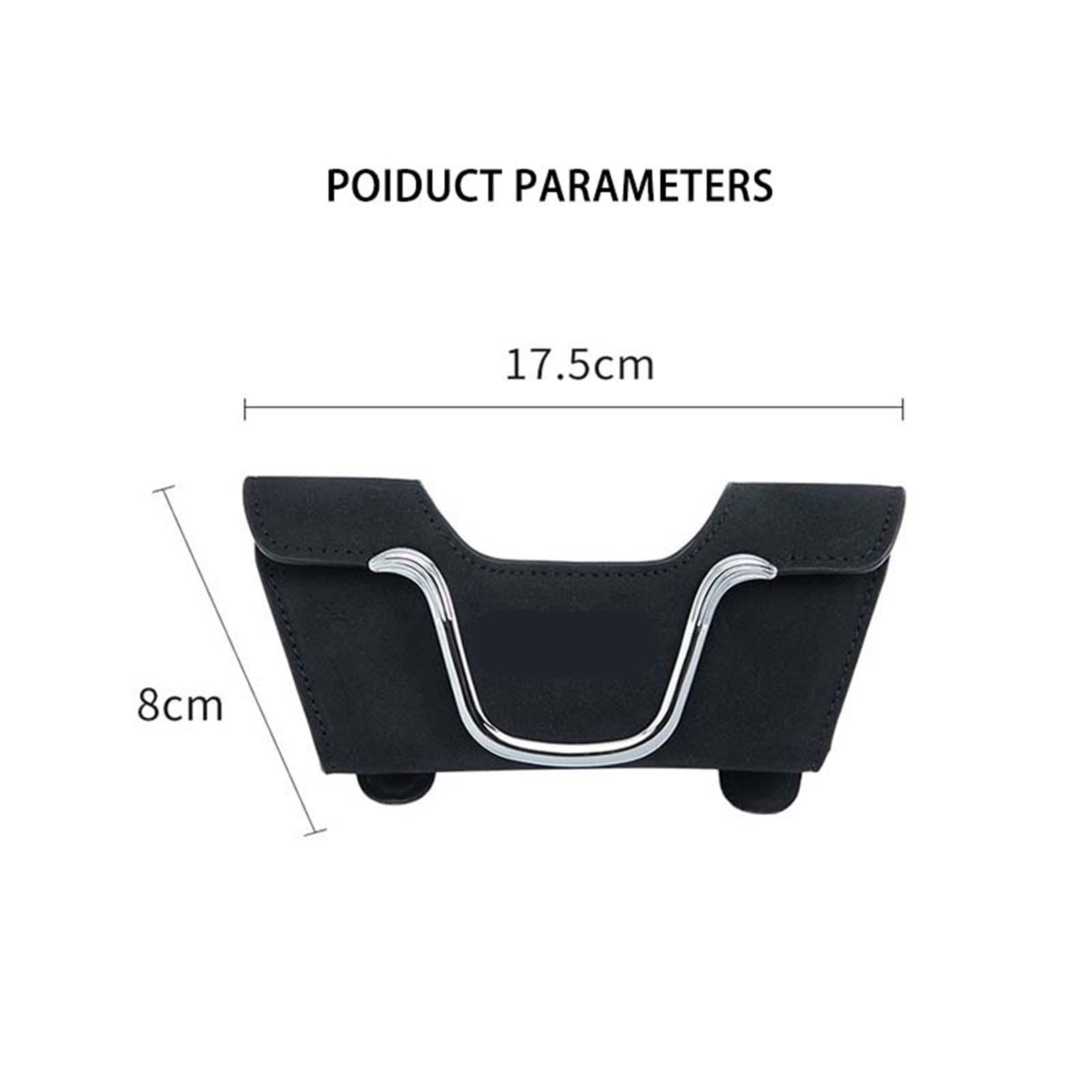 Supporto per occhiali da sole per auto (giallo)