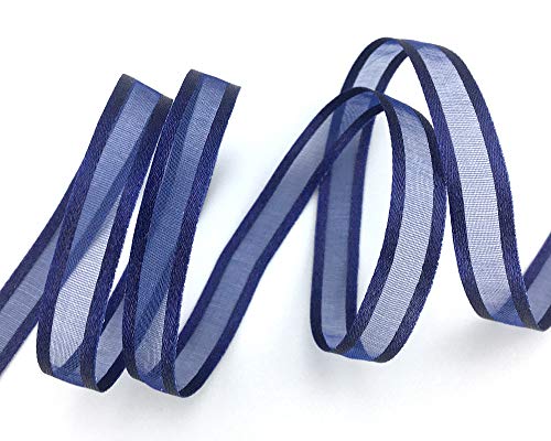 finemark Finemark Chiffon Ribbon with Satin Edge Chiffon Decorative Ribbon Ribbon Ribbon Gift Ribbon Semi-Transparent Shiny No Wire Organza - Image 3