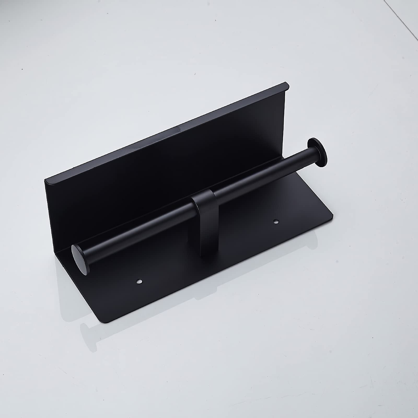 LYGSWDB Portarrollos de Papel higiénico de Pared con Rollos Dobles, Papel con Estante Espacioso para Cocina y baño (B)