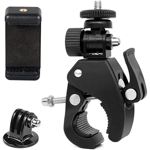 micros2u Roll Bar Mount for Action Cameras Cover