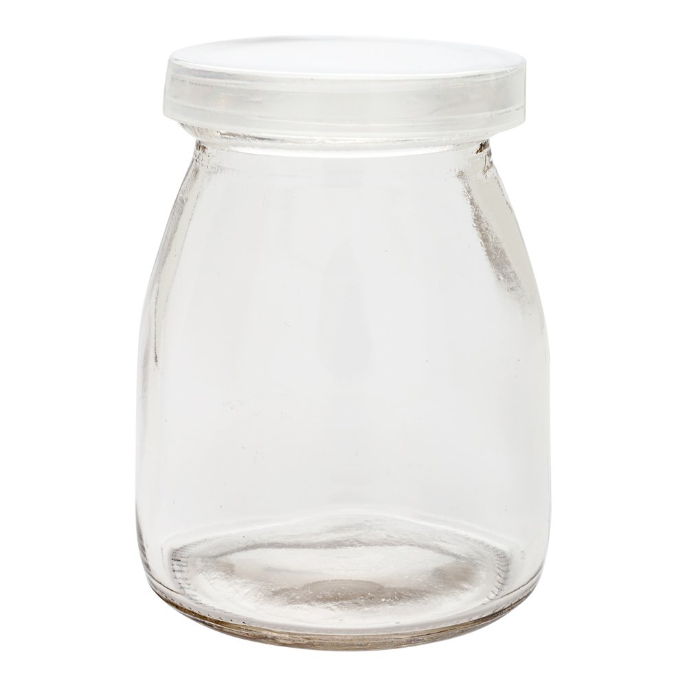 Restaurantware 5 Ounce Glass Jars 100 Dishwashable Pudding Glass Bottles Plastic Lid Included Freezable Clear Glass Parfait Glasses Durable Serve At Buffets Breakfast Bars Or Restaurants