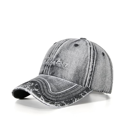 Image of Baseball Cap for Women Men - Adjustable Size Hat | Sun Protection,Colourfast,Moisture Wicking,Ponytail Hole,Wrinkle Free