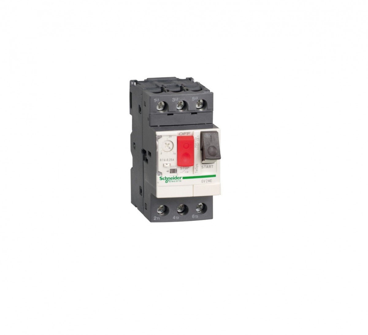 disjoncteur moteur - tesys gv2me - 0.1 à 0.16a - schneider electric gv2me01