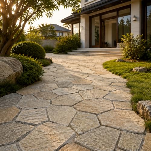 Piedra irregular para construir en patios y pavimentar zonas transitadas 3
