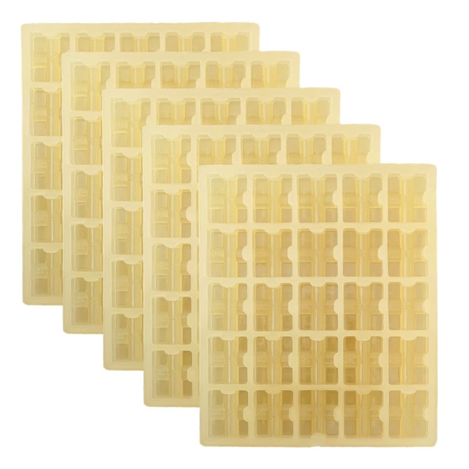 Reyal Cover Block Mould 20,25,40,50mm(Multi Cover) 25 Cavity(Pack of 5) Soft PVC Rubber