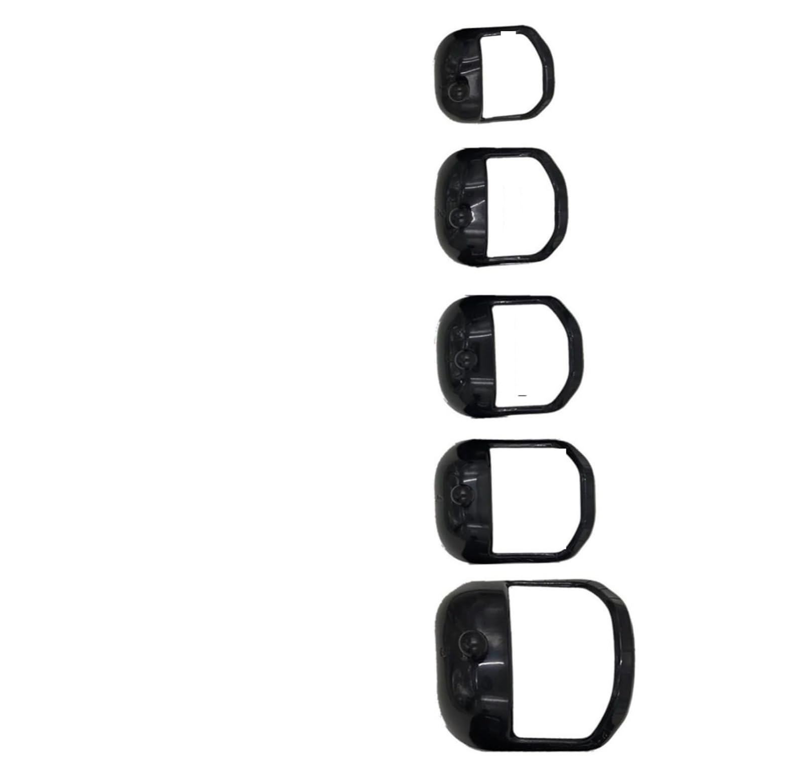 5 Stück Bart-Styling-Schablonen Bartformer Bartformungswerkzeug Männer Spitzbart Schnurrbart Pflegewerkzeug Gesichtshaar-Styling-Vorlage For Männer(5 PCS White)