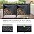 LooDro 8 FT Firewood Rack Cover, Outdoor Log Rack Cover, 600D Oxford Fabric Heavy Duty Waterproof Protection Cover, Log Holder Cover, Fire Wood Storage Cover(96" x 24" x 42")