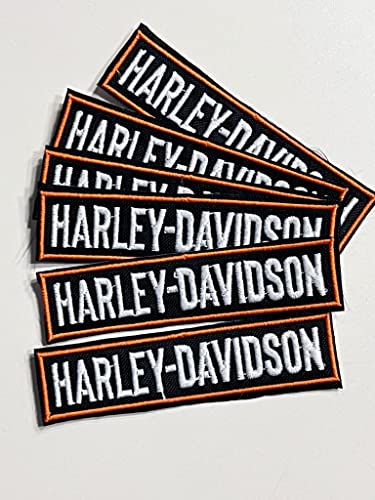 Marel Patch Harley Davidson Toppa Termoadesiva Ricamo Cm 9 X 2,5 Replica 1302