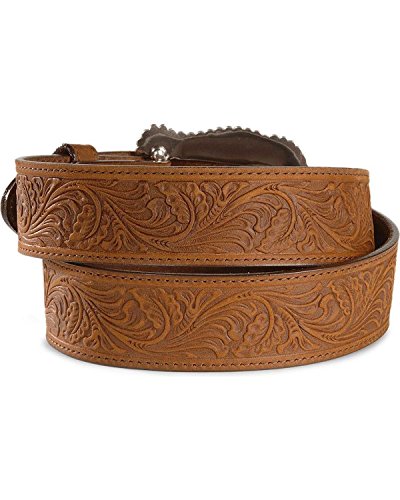 Tony Lama Women's Layla Leather Belt Brown 342