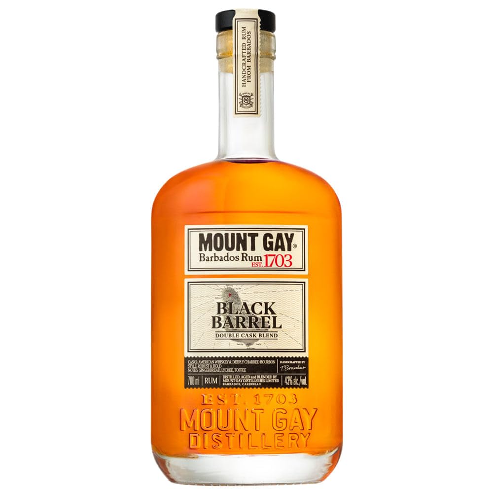 Mount Gay Barbados Golden Rum, Black Barrel Double Cask Blend, 70cl