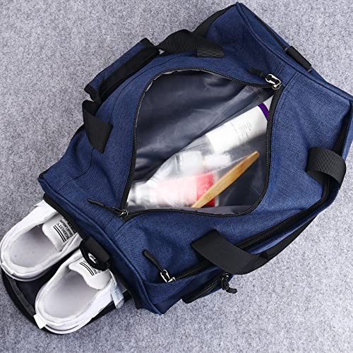 Personalized Embroidered Sports Bag Travel Bag With Any Text Custom Sports Bag With Shoe Compartment & Wet Compartment (black)4