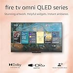 Amazon Fire TV 50" Omni QLED Series 4K UHD smart TV, Dolby Vision IQ, Fire TV Ambient Experience, local dimming, hands-free with Alexa