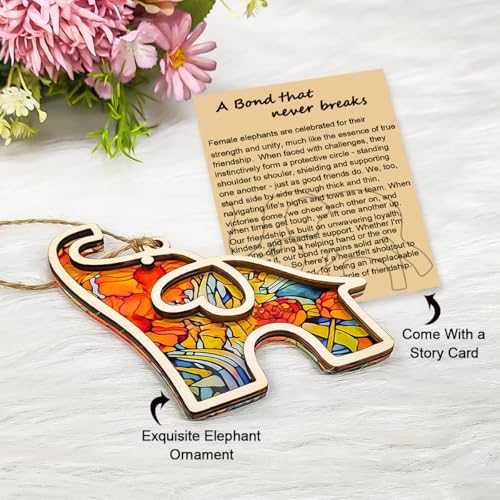 Elephant Friendship Ornament with Story Card - Use code VENNO59J - Image 4