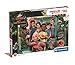 Clementoni- Jurassic Park/World Supercolor Camp Cretaceous-180 pièces, 7 Ans série Netflix, Enfant, Puzzle Dinosaure-fabriqué en Italie, 29773, Multicolore