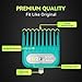 12 Clipper Guards Compatible with Andis Master, Oster Fast Feed, Andis AAC-1, GC, LCL, ML, PM-1, PM-2, PM-4, RCAC, RS-1, US-1, Clipper Guides Replacement, Size: #0 to #8 (Length: 1/16