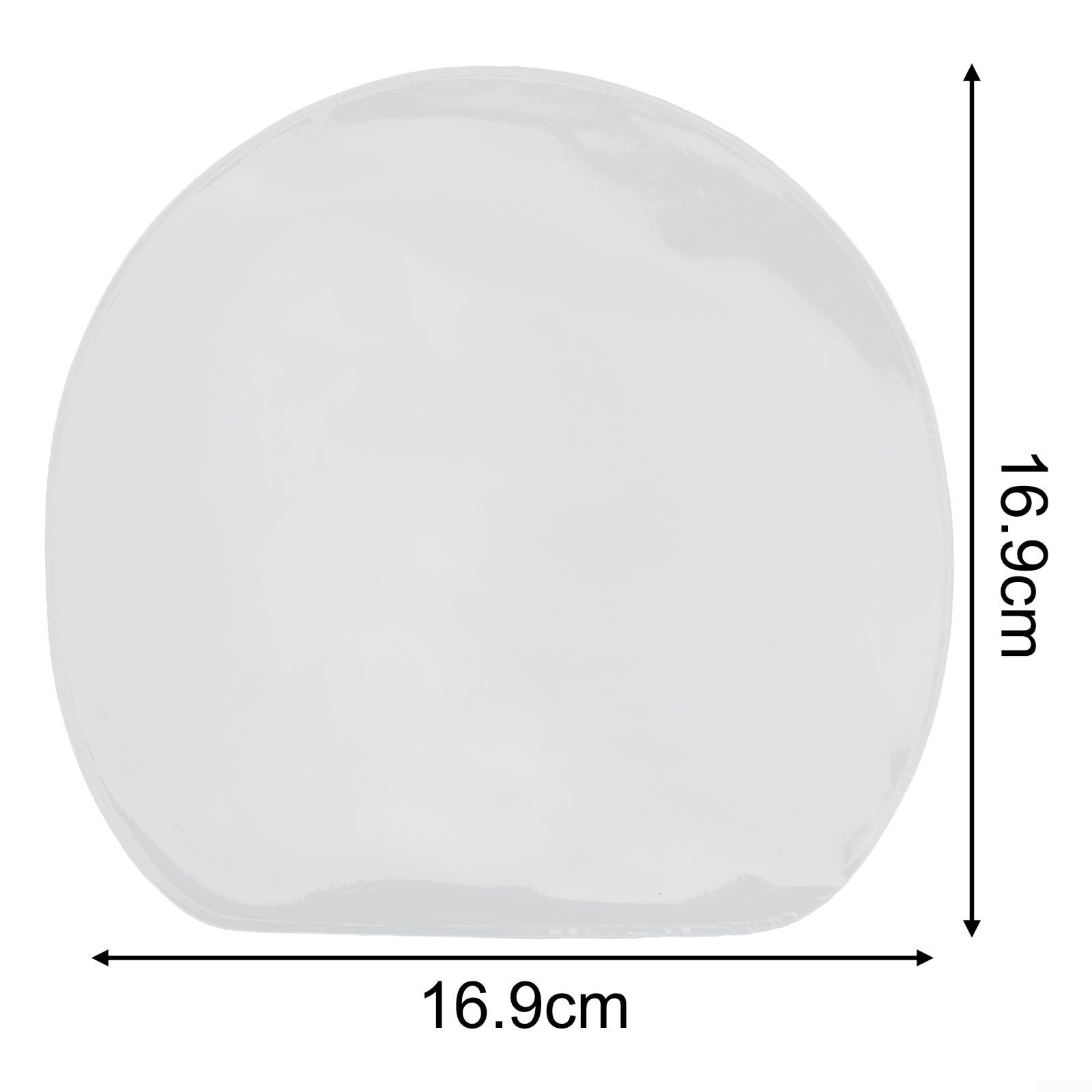 Film de protection en caoutchouc pour raquette de tennis de table – 50 housses transparentes en PVC pour raquette de ping-pong en caoutchouc 16,9 x 16,9 cm réutilisables pour une application