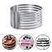 Layer Cake Slicing. Adjustable Cake Ring. Small Cake Ring Mold, Cake Layer Pans Cake, Cake Ring Cutter, Mousse Cake Ring, Layer Cake Slicer, 5.9 -7.87 inch. 100% SATISFACTION GUARANTEED