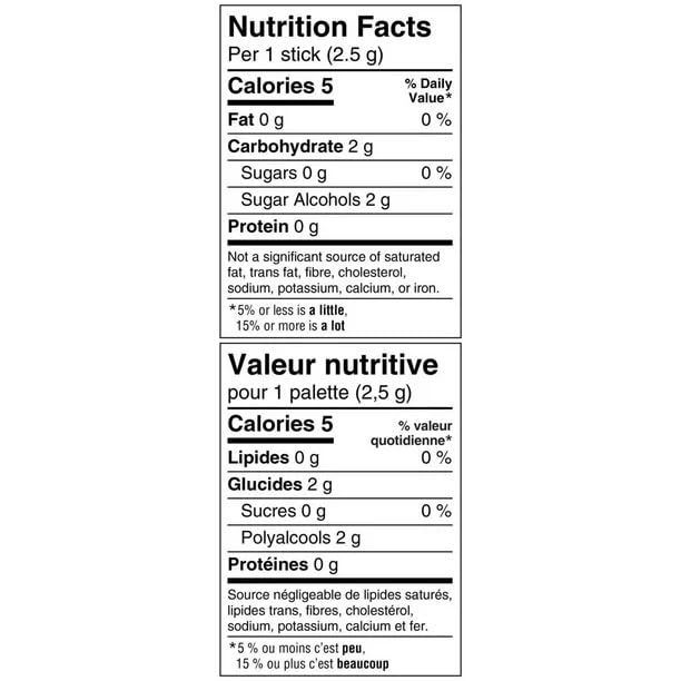 Miniatura 5 de Wrigley's - 5 chicles de mascar sin azúcar con sabor a menta y cobalto, (paquetes de 9 x 15 chicles en palo) Enviado desde Canadá