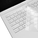 TOP CASE Clear TPU Keyboard Cover Skin Protector for Microsoft Surface Book