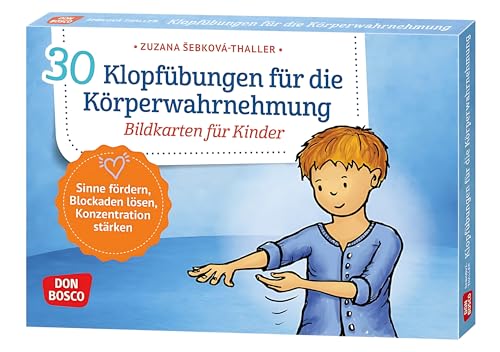 30 Klopfübungen für die Körperwahrnehmung.: Bildkarten für Kinder. Kindgerechte Klopftechniken aus dem Qigong. Für Kita, Schule & Zuhause (Körperarbeit und innere Balance. 30 Ideen auf Bildkarten)
