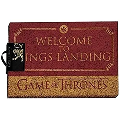 Grupo Erik Editores Felpudo Game of Thrones Welcome TO Kings Landing, Multicolor, 40 x 60 cm