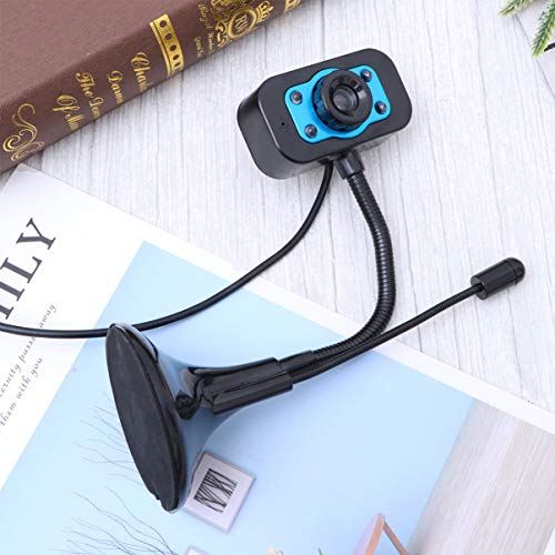 Lurrose Webcam Hd de Computador Com Suporte de Microfone Cí¢mera de Laptop Com Foco Automí¡tico Cí¢m