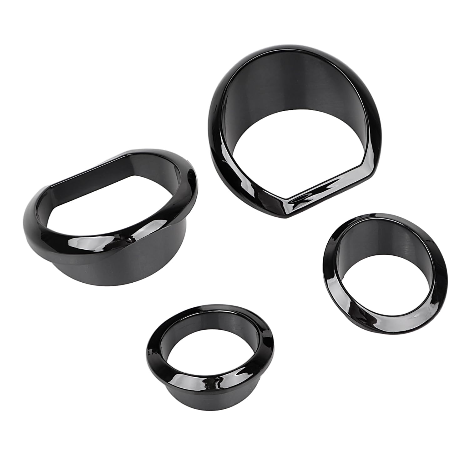 Manometerblende Zierring-Kit Harley Electra Glide Street Glide Ultra Limited Tri Glide 2014-2023